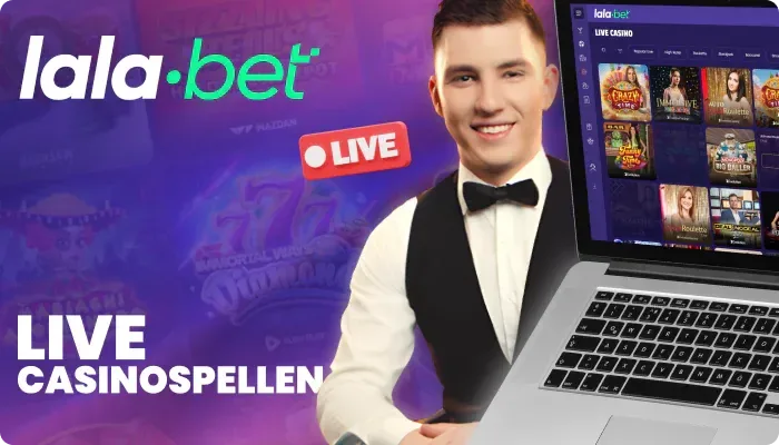Live tafel met dealer bij Lalabet Casino